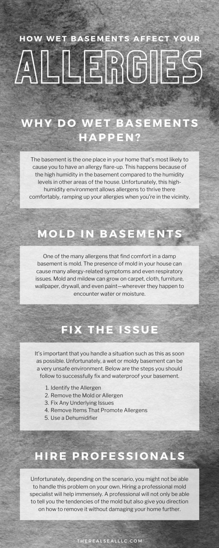 How Wet Basements Affect Your Allergies