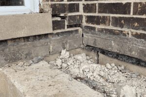 Foundation settlement