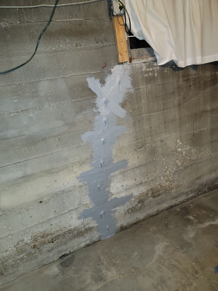 Epoxy crack injection