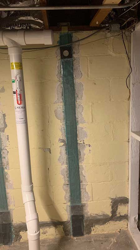 Bowed Or Buckling Foundation Wall Repair