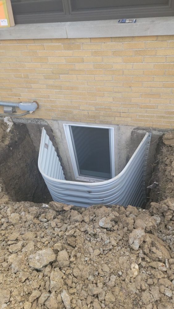 window well FOUNDATION REPAIR IN BOLINGBROOK, ILLINOIS