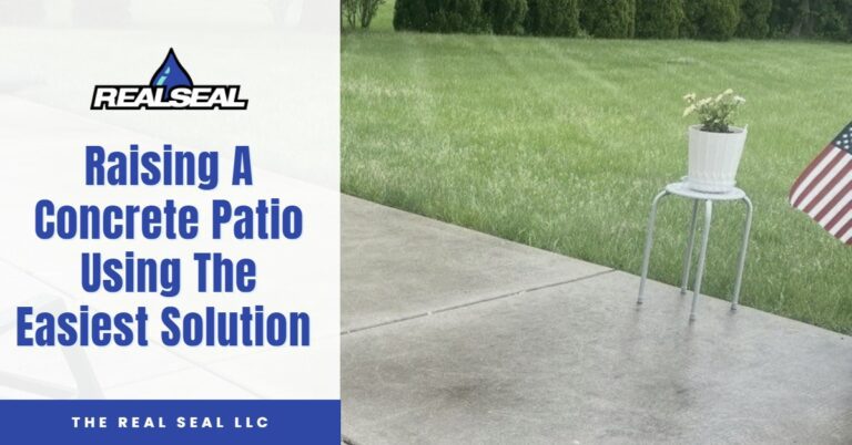 Raising A Concrete Patio Using The Easiest Solution