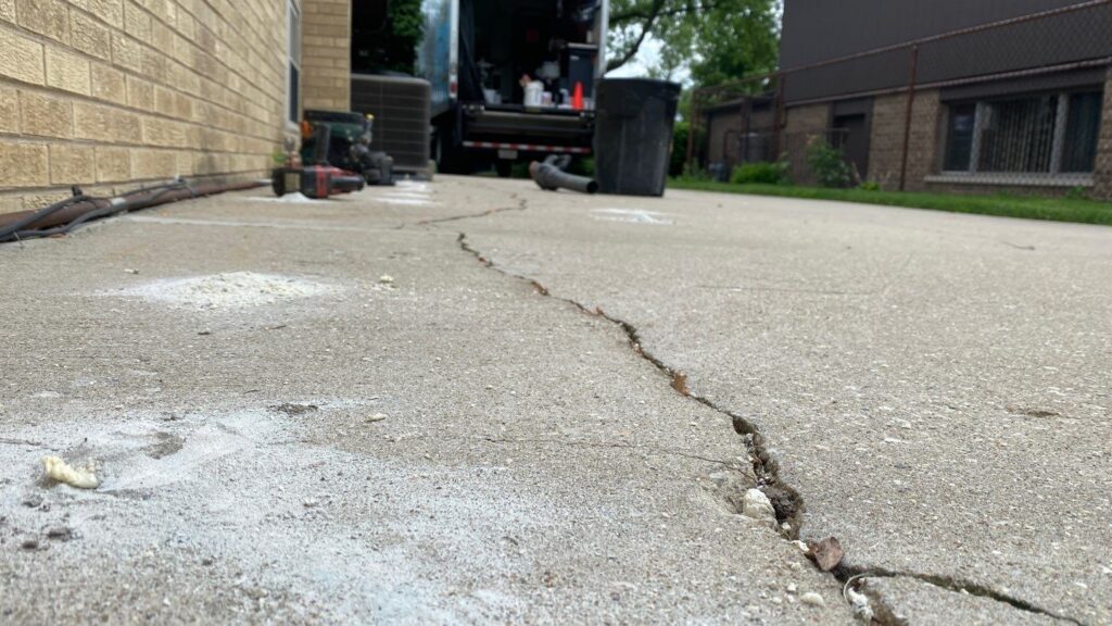 concrete patio