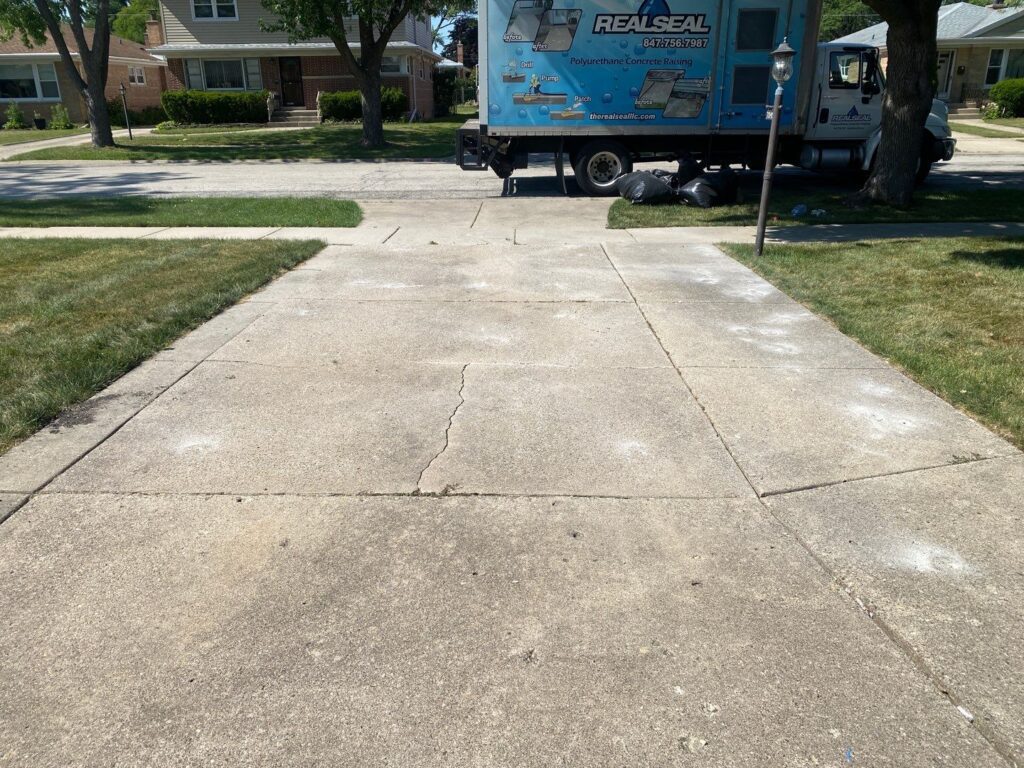 concrete driveway