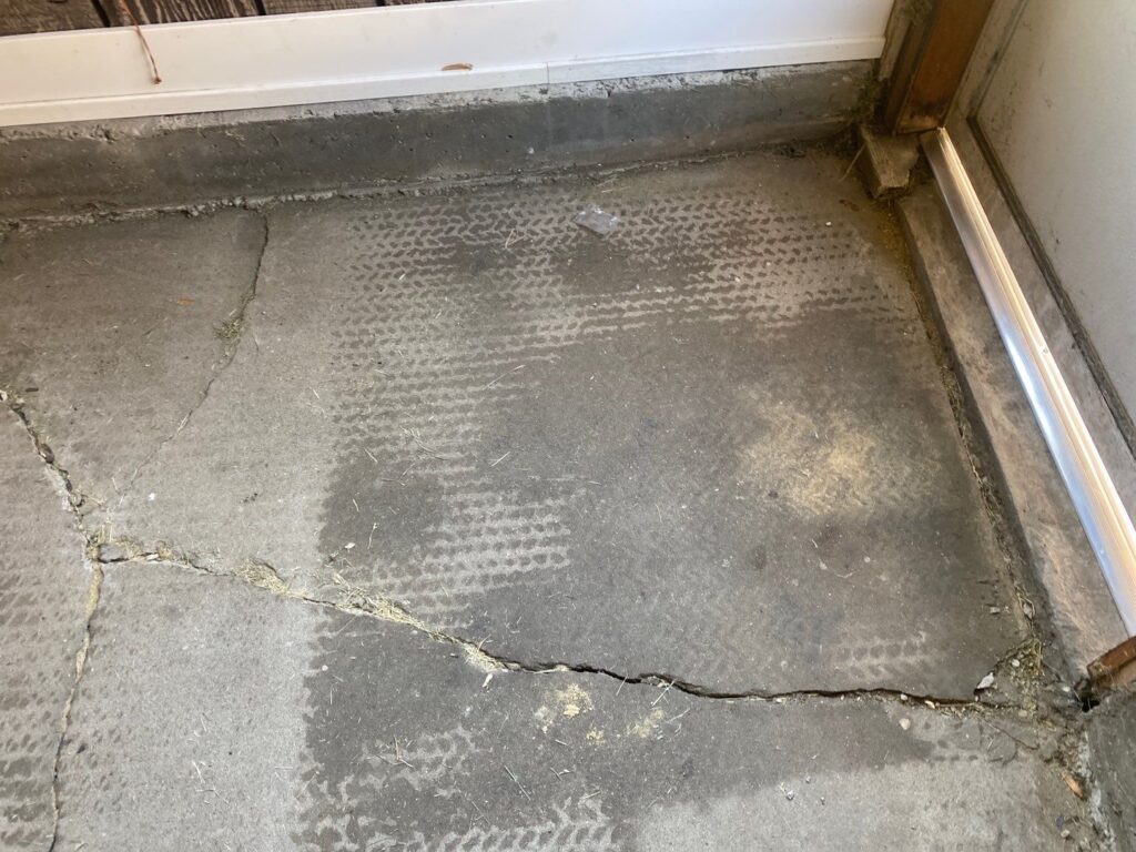 concrete driveway