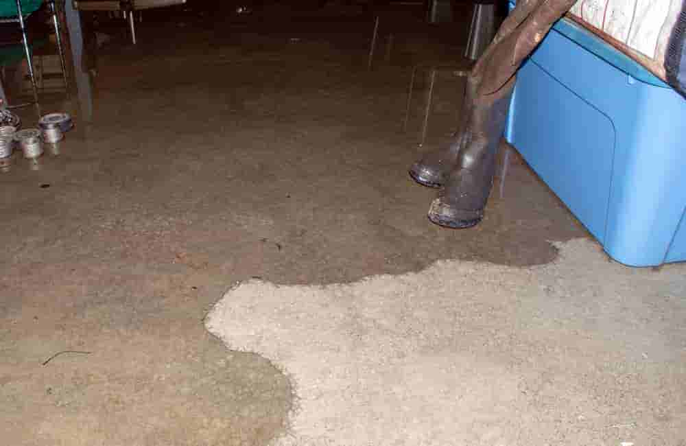 water in basement