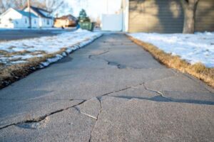 When concrete slabs sink, it's usually because the soil underneath can't hold its weight.