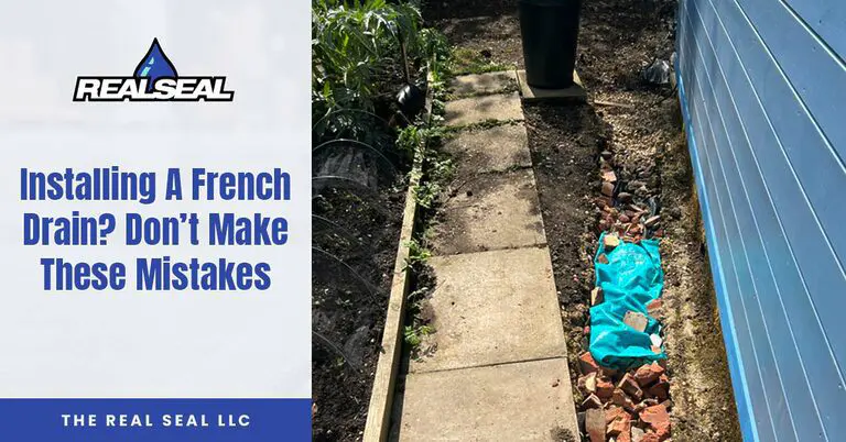 french drain mistakes