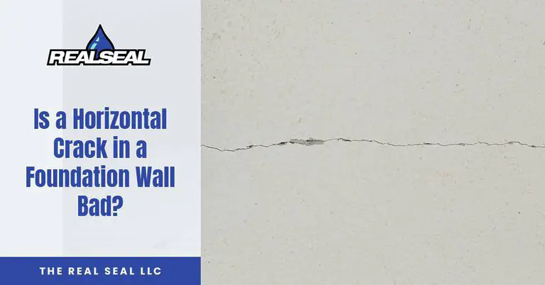 Horizontal cracks in walls