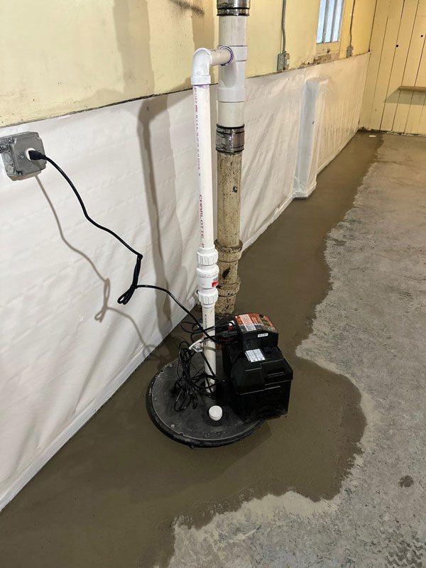 A sump pump check valve allows water to flow away from your home's foundation only. The valve ensures water cannot flow back into the pit once it's pumped out.