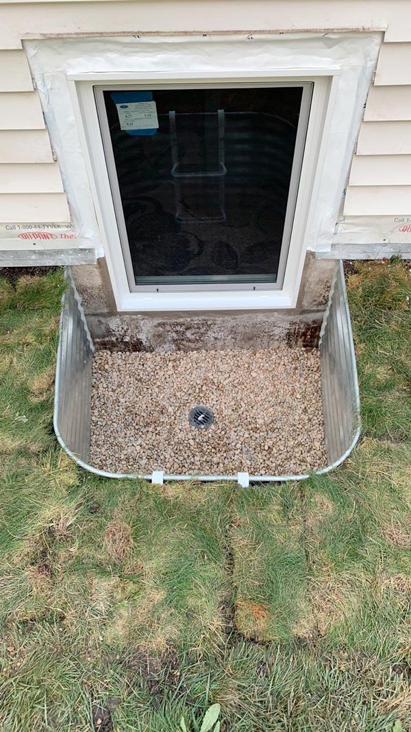 Basement window wells must be maintained to prevent damage to the basement and foundation.