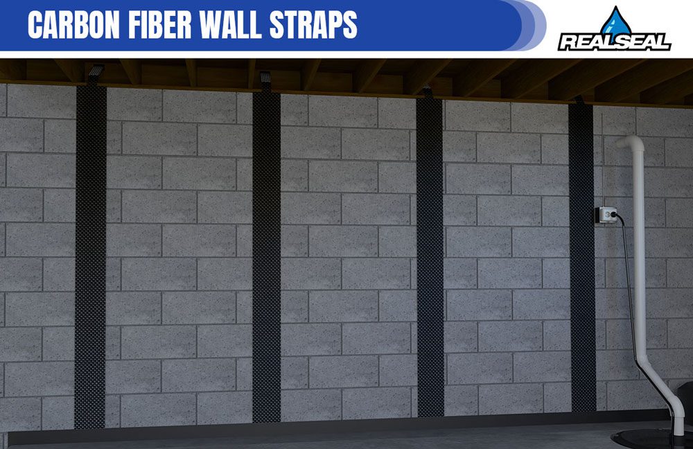 Carbon fiber straps can provide structural soundness to the wall where the crack exists. They can be painted over so they’re virtually invisible.