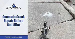 Concrete Crack Repair Before And After