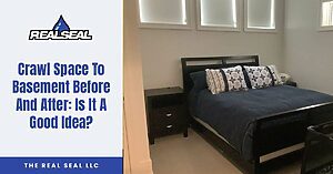 crawl space to basement before and after