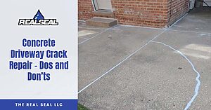 Driveway crack repair