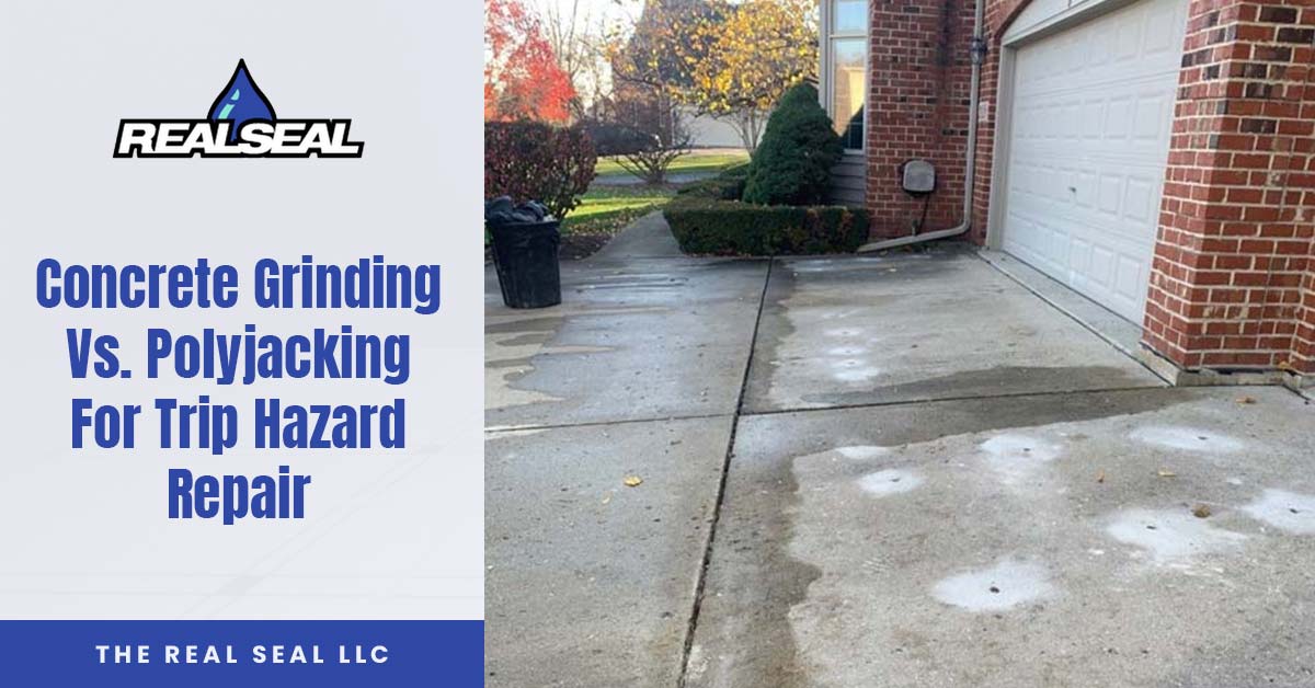 Concrete Grinding Vs. Polyjacking For Trip Hazard Repair