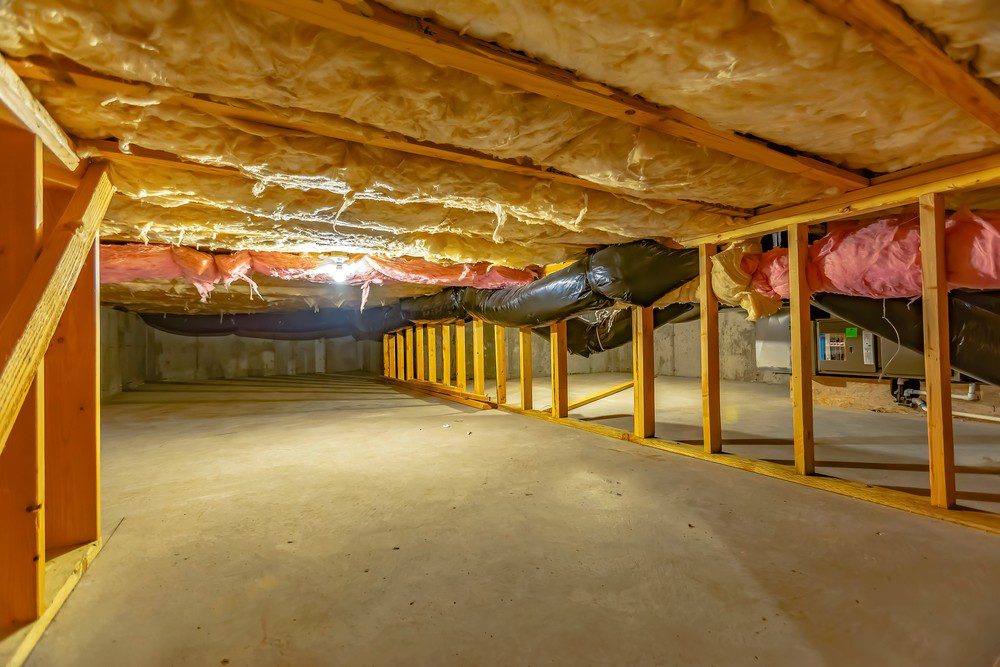 crawl space to basement conversion in glenview, IL
