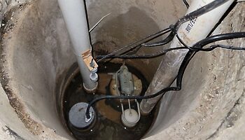 Sump Pump with Backup Battery and Drain Tile Sump Pump with Backup Battery and Drain Tile